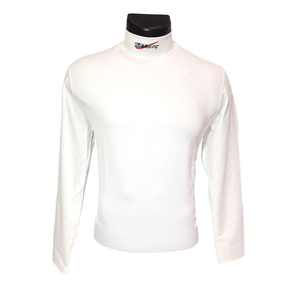 GB RACING Gbracing mens cool base layer | white